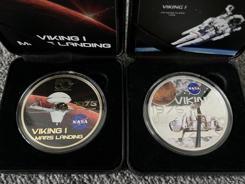 Nasa viking 50mm gold and - nasa,