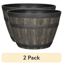 2 pack Whiskey Barrel Brown