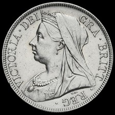 1895 Queen Victoria Veiled