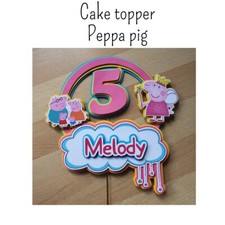 PEPPA PIG CAKE TOPPER