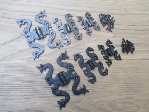 Pair vintage ornate cast - pair,