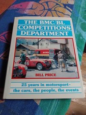 The BMC/BL Competitions Department Bill Price VGC Austin Healey MGA MGB Mini TR7