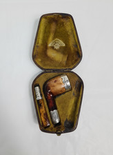 Antique Boxed Smoking Pipe &
