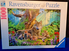 Ravensburger Wolves in the Forest 1000 piece jigsaw puzzle good used complete