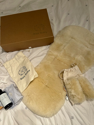 New baa baby sheepskin - sheepskin, buggy