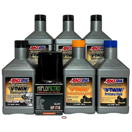 Twin oil change - v-twin, harley
