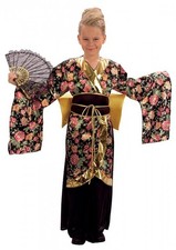 Girls Geisha Girl Chinese Japanese Lady fancy dress costume
