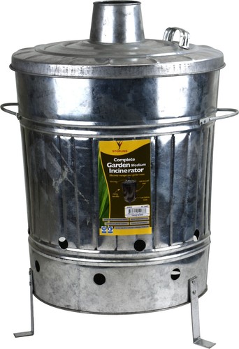 60l garden incinerator burning - garden,
