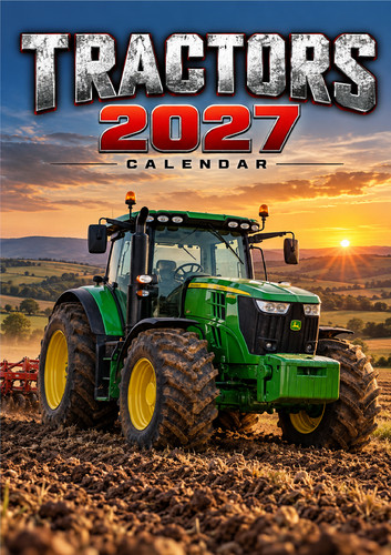 Tractors 2027 calendar wall - calendar,