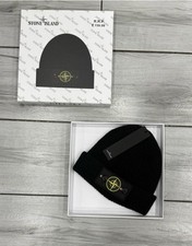 Stone Island Beanie Hat One Size Black