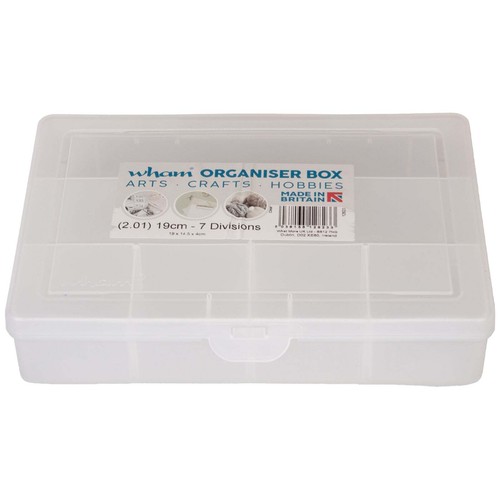 Wham clear organiser box 19cm - wham,