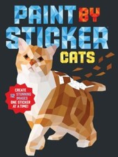 Paint by Sticker: Cats: Create 12 - 9781523504480, paperback, Workman Publishing