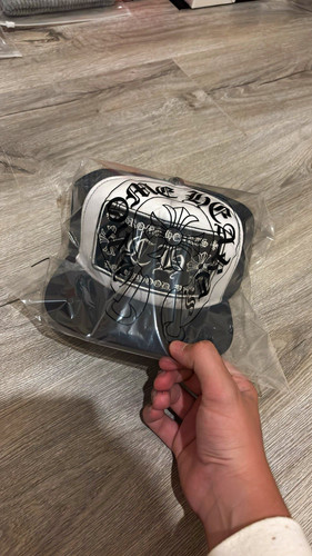 Chrome hearts black white cap - chrome, black/white