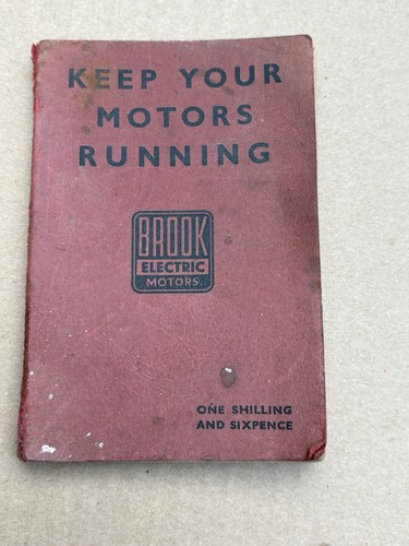 Vintage brook electric - brook, motor