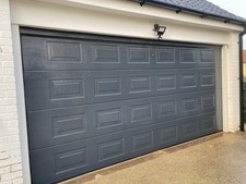 Double Electric Garage Door