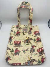 Cath Kidston Large Tote Bag PVC Cowboy Horse Print Rare