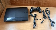 Sony PlayStation 3 PS3 Console Super Slim Black  - with 10 Games & Controller