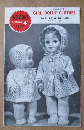 Vintage weldons 3ply knitting - vintage,