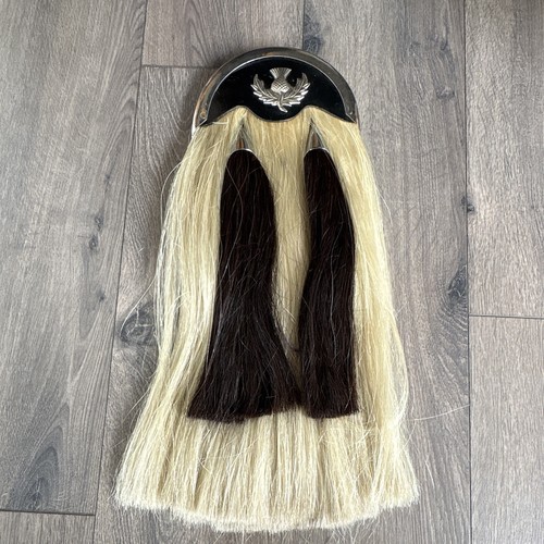 Vintage horsehair sporran - horsehair,