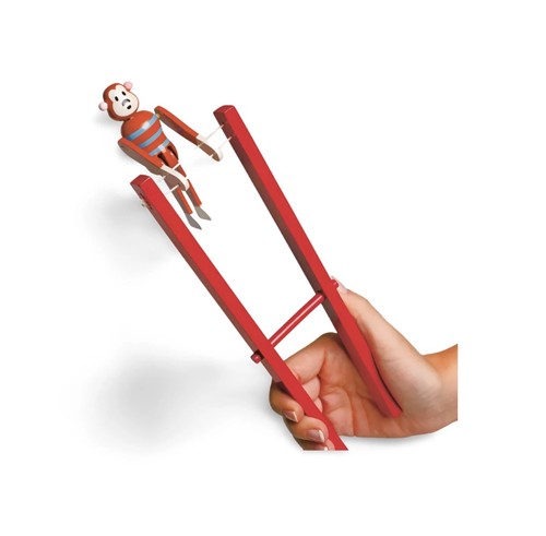 Wooden acrobatic monkey - monkey,