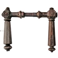 Antique door handle cube - antique,