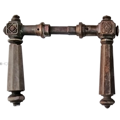 Antique door handle - door,