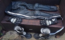 Vintage Biker Boots, Gloves