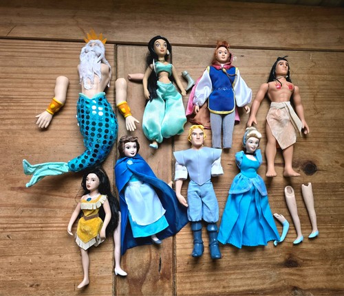 Disney porcelain dolls - porcelain, bundle