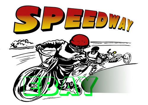 Speedway retro style - style, size