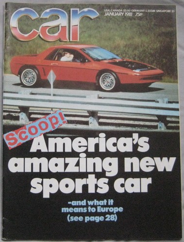 Car january 1981 featuring - car,