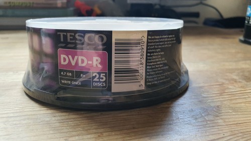 Tesco dvd 7gb 25 - dvd-r, 8x