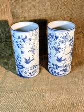 Antique Meissen Pair Of Blue