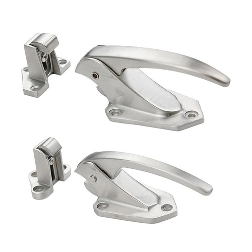 Oven door latch accessory - door,