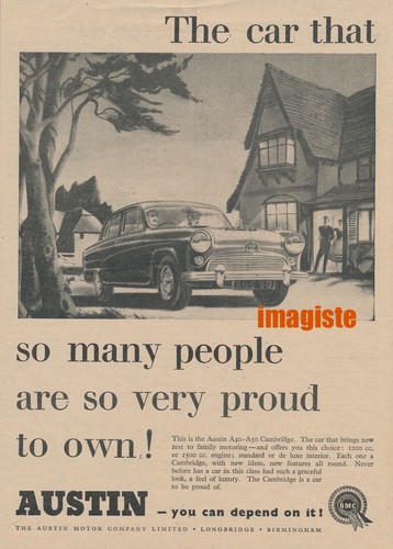 Vintage british auto - british, ad