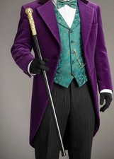 Mens Willy Wonka Style Gold