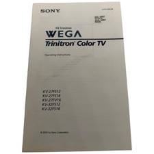 Sony WEGA Trinitron Trinitron