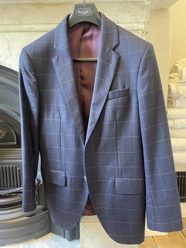 Hackett windowpane check - windowpane, suit