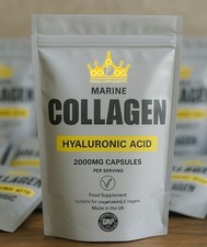 COLLAGEN CAPSULES /TABLETS  2000 mg MARINE  HYALURONIC ANTI AGEING BUY 2 GET 3
