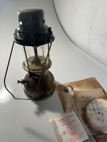 Vintage brass railroad lantern - vintage,