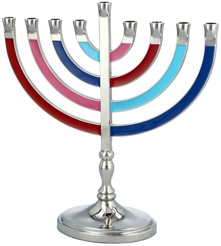 Hanukkah menorah with - menorah, 9