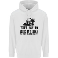 Ask to Ride My Biker Motorbike Motorcycle Childrens Kids Hoodie