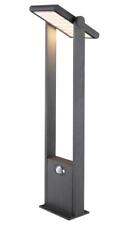 Die Cast LED Solar Bollard Light with PIR, 4000K, 165lm, IP54, Graphite 4L2/6001