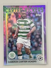 Cameron Carter-Vickers Celtic Fc /299 Purple Inferno 2024/25 Topps UCC Flagship 
