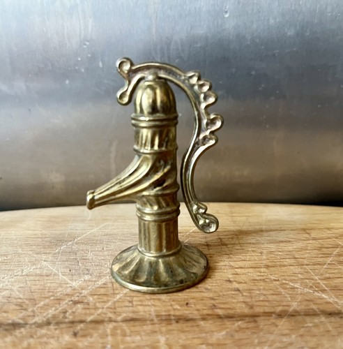 Vintage brass miniature doll - vintage,
