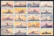 Wills Cigarette Cards - Warships - complete set