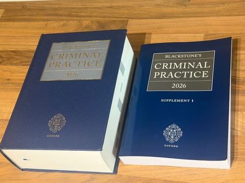 Blackstone criminal practice - criminal,