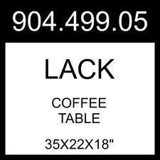 IKEA LACK Coffee Table White
