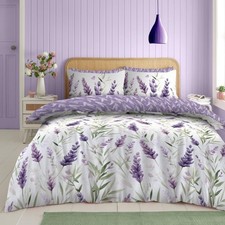 Lavender Floral Duvet Covers Quilt Covers Soft Easy Care Bed Linen Bedding Sets