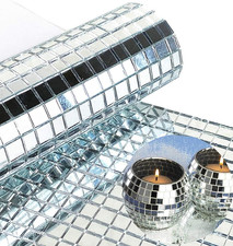 2400Pcs Real Glass Silver