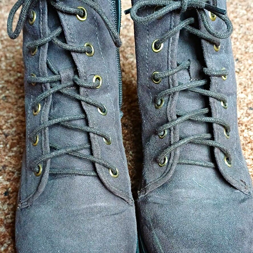 Women brown faux suede - brown,